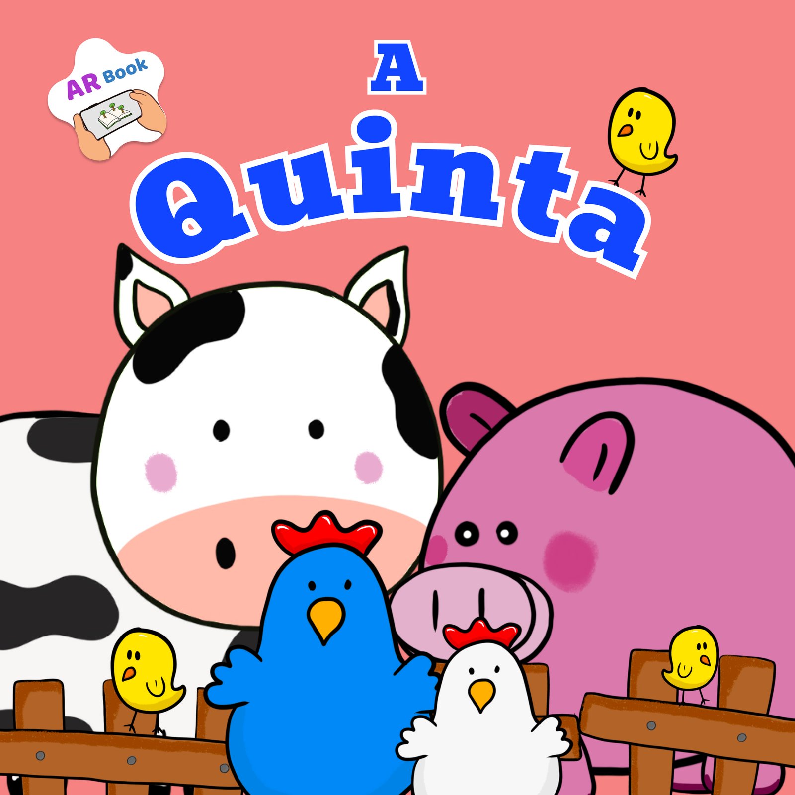 Imagen de reconocimiento A Quinta, con animales de granja